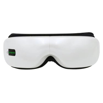 Heated eye massage device with bluetooth