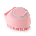 Pet Bath & Massage Brush – Built-In Shampoo Dispenser