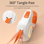 LED Retractable Dog Leash — 3M with Night Safety Light