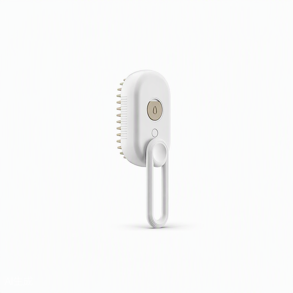 3-in-1 Pet Steam Brush – Spray, Massage & Deshedding