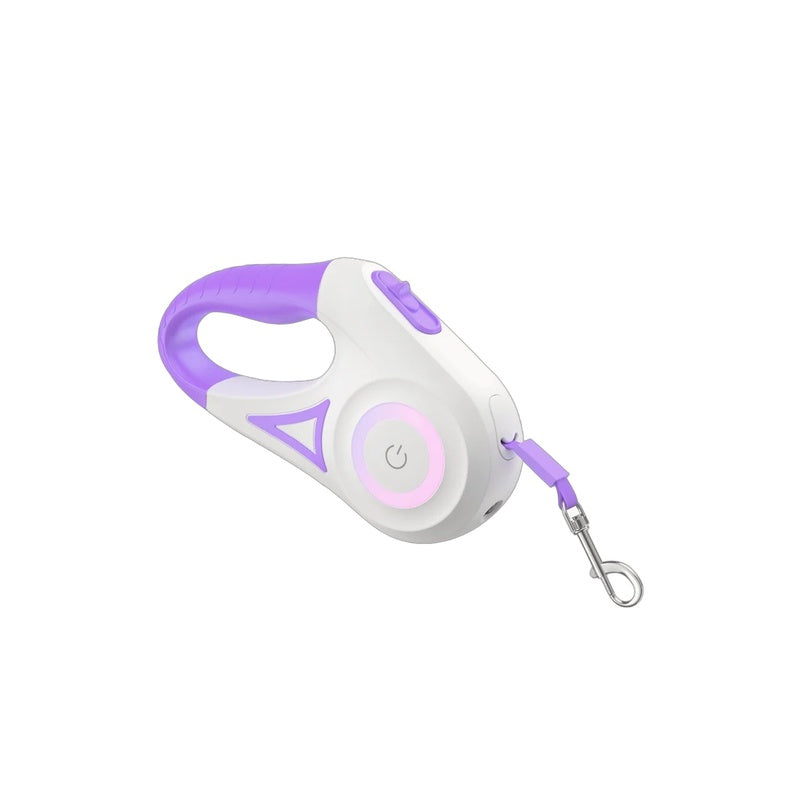 LED Retractable Dog Leash — 3M with Night Safety Light