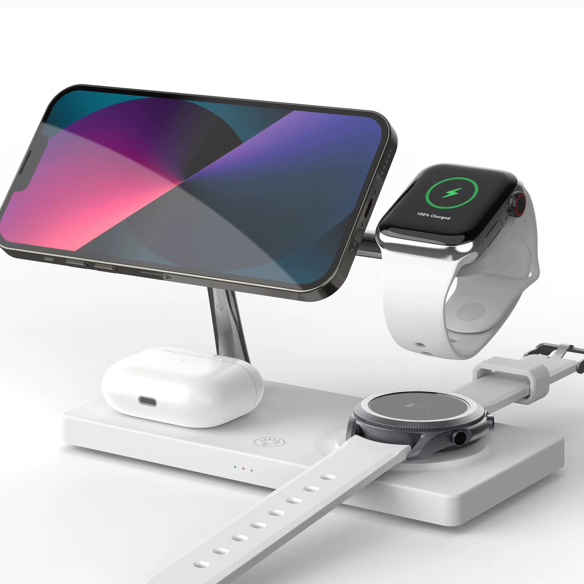 4-in-1 wireless charging station slim
