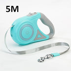 LED Retractable Dog Leash — 3M with Night Safety Light