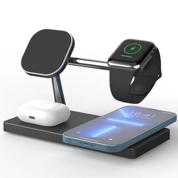 4-in-1 wireless charging station slim
