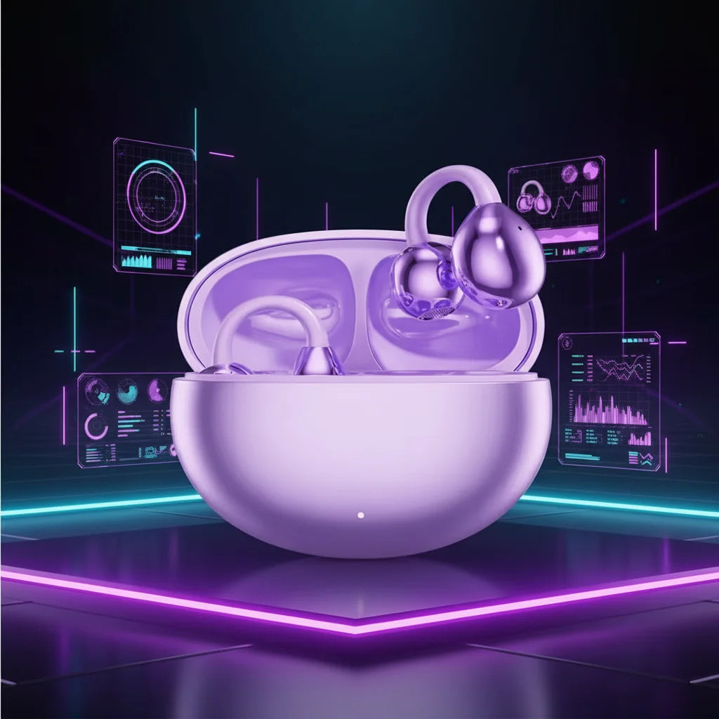 Waterproof and wireless modern design earbuds