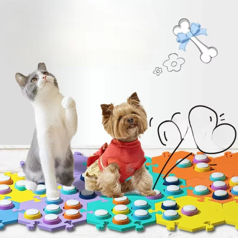 Pet Talking Buttons – Recordable Voice Training Set