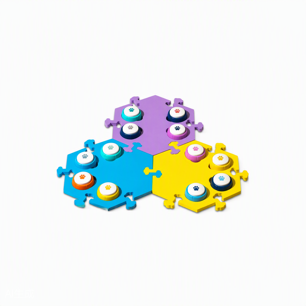 Pet Talking Buttons – Recordable Voice Training Set