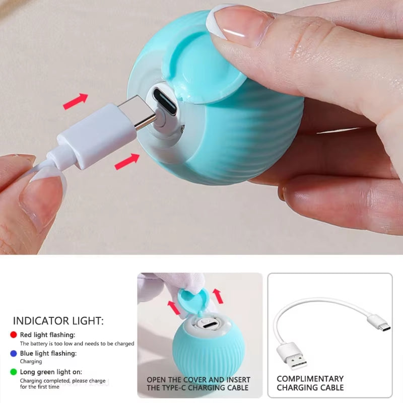 Smart Cat Ball – Automatic Rolling Interactive Toy